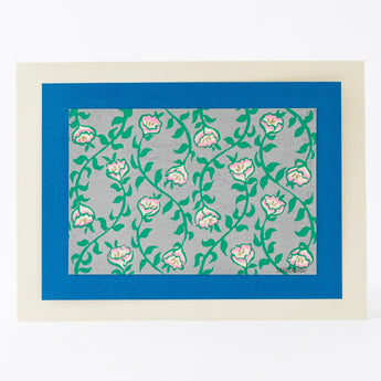 手摺り木版画 | 待宵草 (まつよいぐさ) | 原田裕子 作 | 京都 インテリアアート | 竹笹堂 竹笹堂