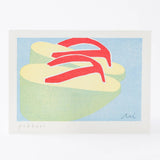 Woodblock Print | Kyoto Time Pockuri | Created by Mitsuru Kato | Kyoto Interior Art | Takemido Takemido