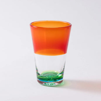 ビアグラス - 残波の夕日 | 琉球ガラス タンブラー | 沖縄 RYUKYU GLASS WORKS 海風 RYUKYU GLASS WORKS 海風