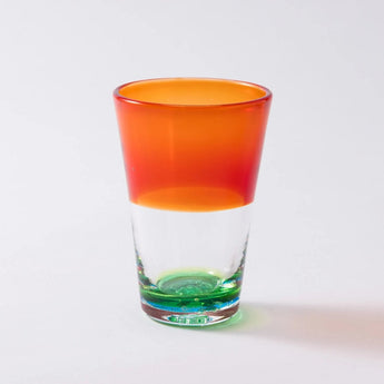 ビアグラス - 残波の夕日 | 琉球ガラス タンブラー | 沖縄 RYUKYU GLASS WORKS 海風 RYUKYU GLASS WORKS 海風