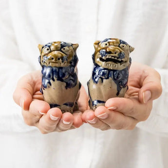Mini Sealer Peaset | Pottery Ornaments | Okinawa Noda Pottery Noda Pottery