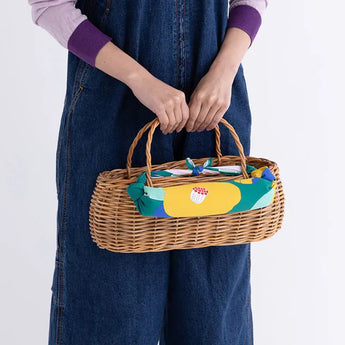 Wind Bath Towel 70cm | Bamboo Cotton / Green | Aqua Drop (Water Repellent) - Adeline Klam | Poliestel | Musubi Musubi