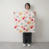 Wind Bath Towel Bag 70cm with Ring | Mizutama Beige Modern Girl | Organic Cotton | Musubi Musubi