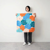 Wind Bath Towel 70cm | Kitami Cedar / Blue Green | Aqua Drop (Water Repellent) - Adeline Klam | Poliestel | Musubi Musubi
