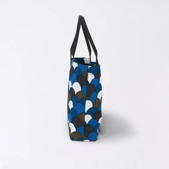 Tote Bag (Vertical Type) | Aoba Nami Yaki | Hand-dyed Fabric, Canvas, 100% Cotton, Bag, Made in Japan | Kyoto Artisan Workmanship 【Fuwa Market Original 】 Fuwa Market