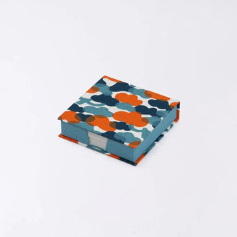 Memo pad | Matsukawa | Hand-dyed Japanese paper Block memo pad Made in Japan | Happiness pattern series Stationery 【 Fuwa Market Original 】 Fuwa Market