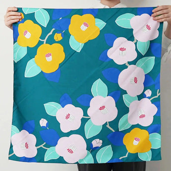 Wind Bath Towel 70cm | Bamboo Cotton / Green | Aqua Drop (Water Repellent) - Adeline Klam | Poliestel | Musubi Musubi